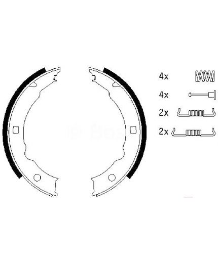 BOSCH Колодки дисковые