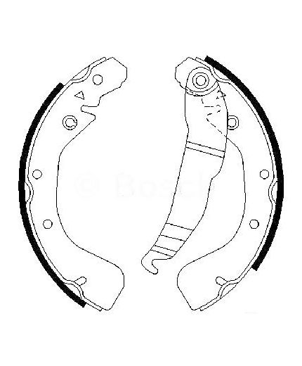 BOSCH Колодки дисковые