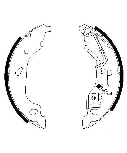 BOSCH Колодки дисковые