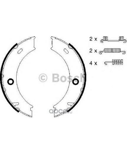BOSCH Колодки дисковые