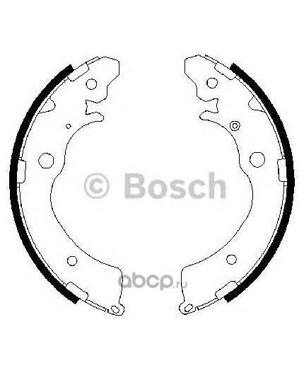 BOSCH Колодки дисковые