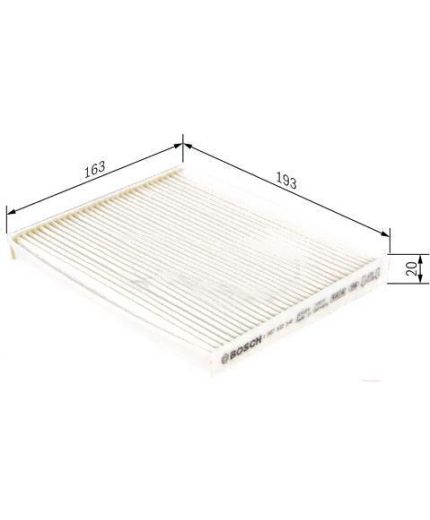 BOSCH Фильтр салонный, угольный