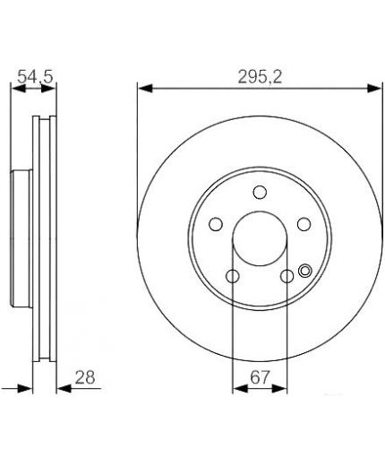 BOSCH Колодки дисковые