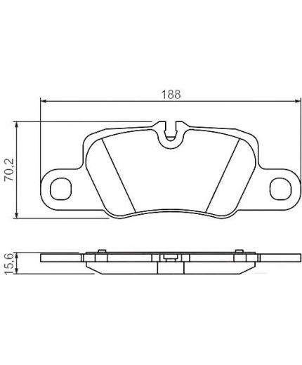 BOSCH Колодки дисковые