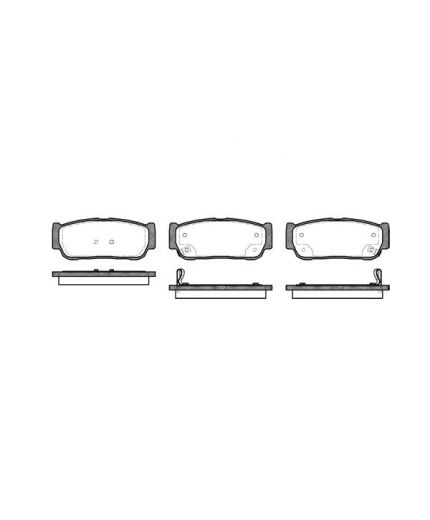 REMSA Колодки дисковые 4 шт