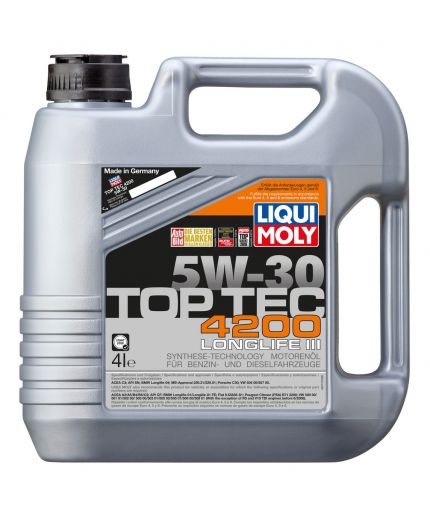 Моторное масло LIQUI MOLY Top Tec 4200 5W-30 4л
