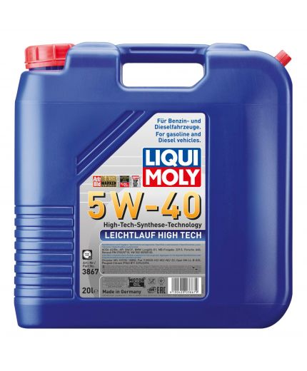 Моторное масло LIQUI MOLY Leichtlauf High Tech 5W-40 20л