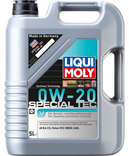 Моторное масло LIQUI MOLY Special Tec V 0W-20 5л