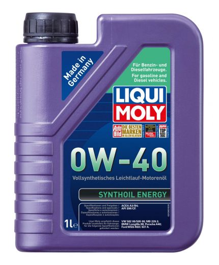 Моторное масло LIQUI MOLY Масло Synthoil Energy 0W-40 1л