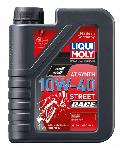 LIQUI MOLY Motorbike 4T Synth 10W-40 Street Race 1л