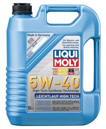 Моторное масло LIQUI MOLY Leichtlauf High Tech 5W-40 5л