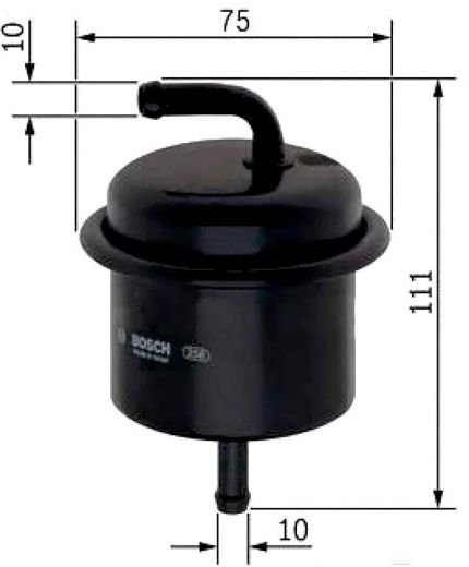 BOSCH Фильтр топливный
