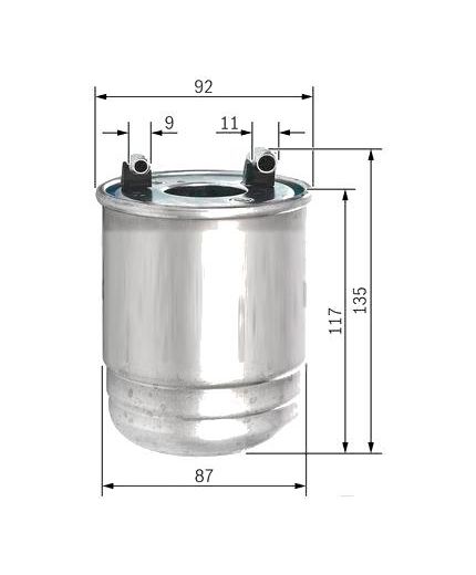 BOSCH Фильтр топливный