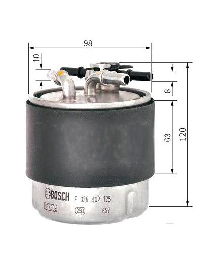 BOSCH Фильтр топливный
