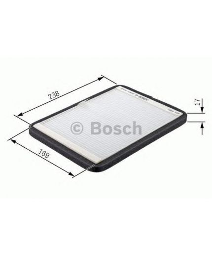 BOSCH Фильтр салонный (без рамки)