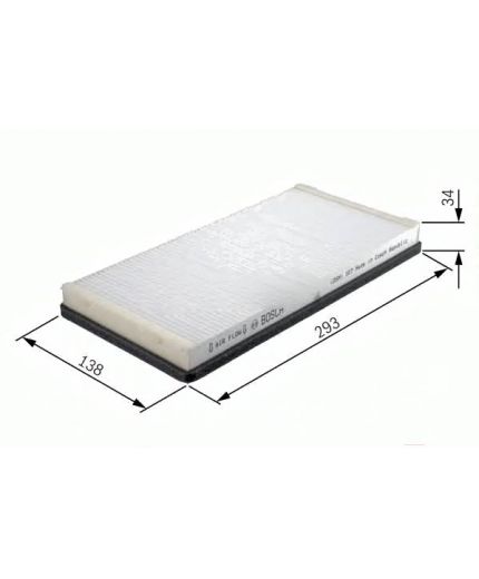 BOSCH Фильтр салонный (рамка)