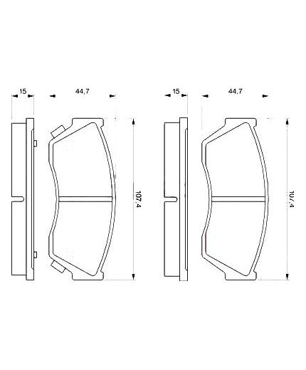 BOSCH Колодки дисковые