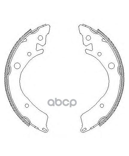 REMSA Колодки барабанные 4 шт