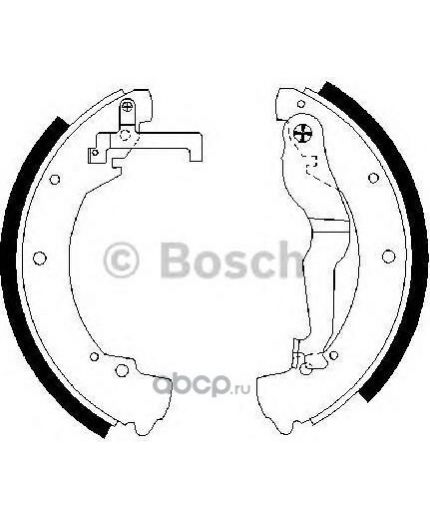 BOSCH Колодки дисковые