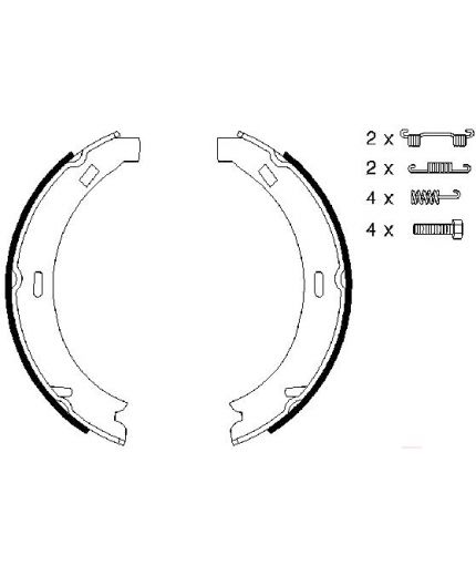 BOSCH Колодки дисковые