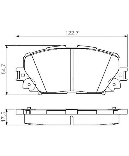 BOSCH Колодки дисковые