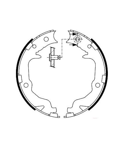 BOSCH Колодки дисковые