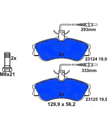 ATE Колодки дисковые