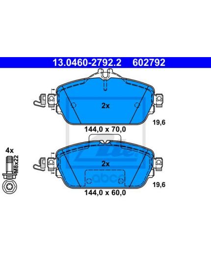 ATE Колодки дисковые