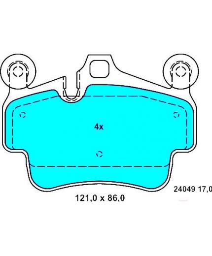 ATE Колодки дисковые