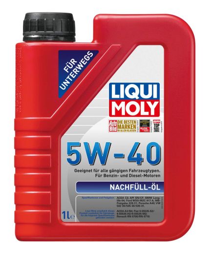 Моторное масло LIQUI MOLY Масло Nachfull-Oil 5W-40 1л