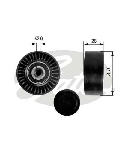 GATES Ролик натяжной