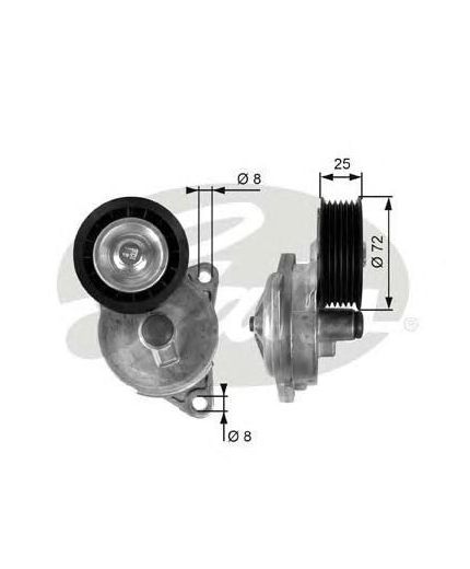 GATES Ролик ГРМ