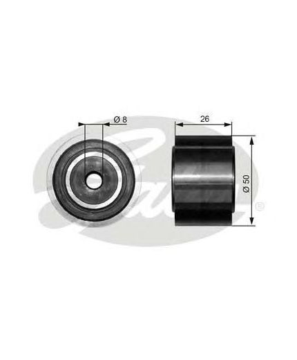 GATES Ролик приводного ремня