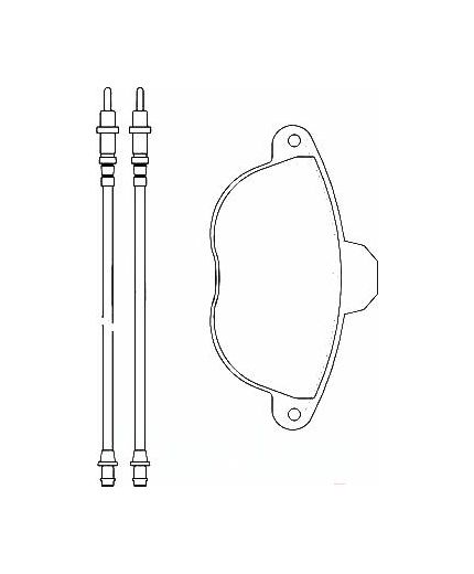 BOSCH Колодки дисковые
