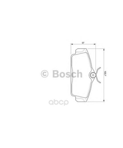 BOSCH Колодки дисковые