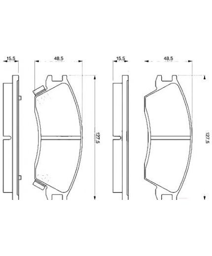 BOSCH Колодки дисковые