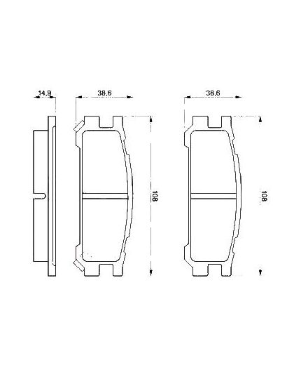BOSCH Колодки дисковые