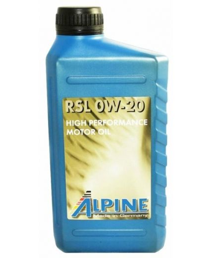 Моторное масло ALPINE RSL 0W-20 1л