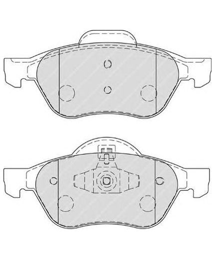Ferodo Колодки дисковые 4 шт