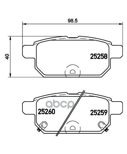 NISSHINBO Колодки дисковые комплект