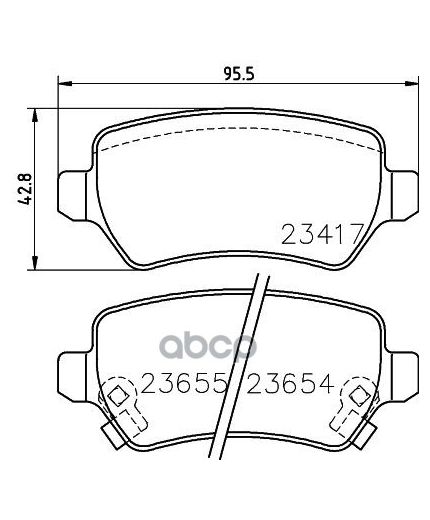 NISSHINBO Колодки дисковые комплект