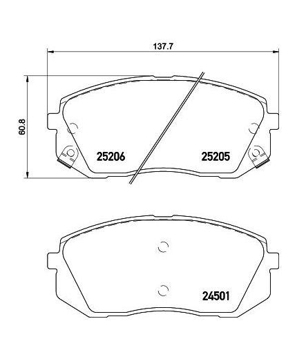 NISSHINBO Колодки дисковые комплект