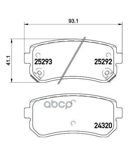 NISSHINBO Колодки дисковые комплект