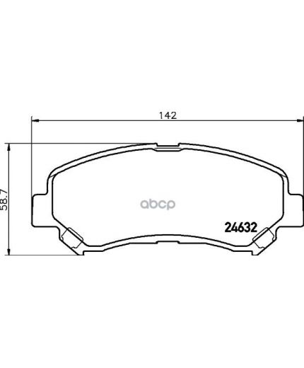 NISSHINBO Колодки дисковые комплект