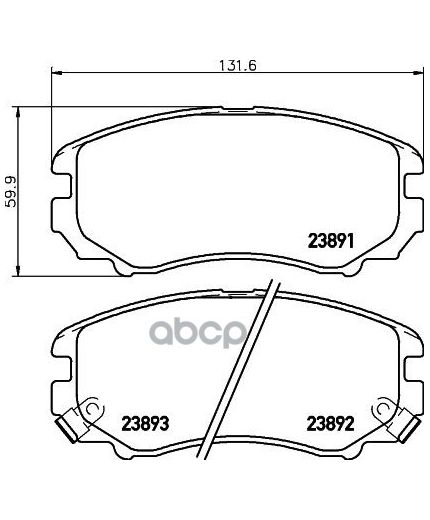 NISSHINBO Колодки дисковые комплект