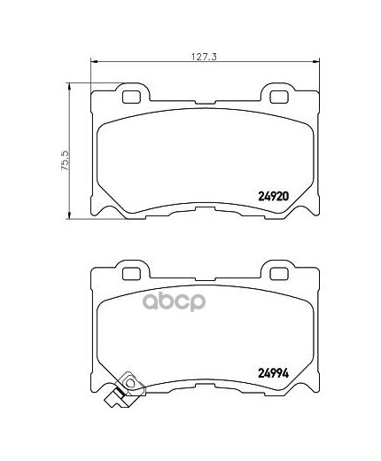 NISSHINBO Колодки дисковые комплект