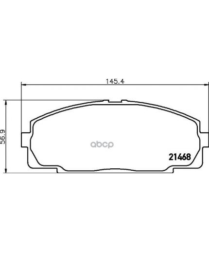 NISSHINBO Колодки дисковые комплект