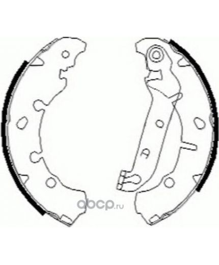 Ferodo Колодки барабанные комплект