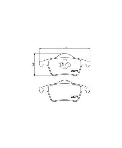 BREMBO Колодки дисковые комплект