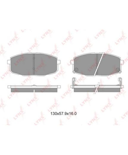 Lynxauto Колодки дисковые комплект